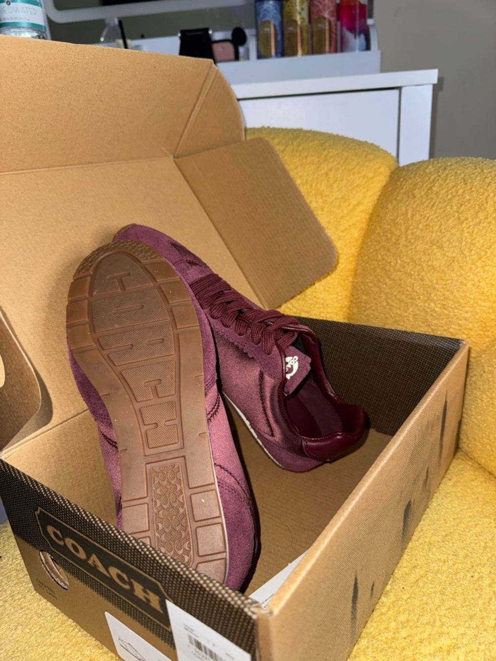 Coach Merlot flat sneaker - Picture 3 of 5